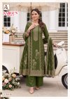 Sargun Edition 9 By Alok Viscose Maslin Jacquard Dress Material 